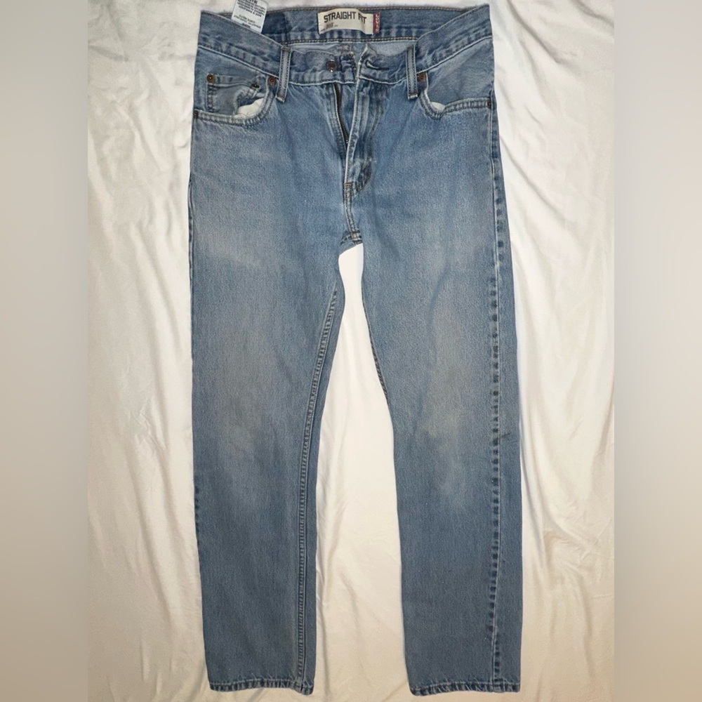 Vintage Levi's Straight Leg Jeans *light blue pair*